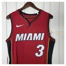 Camiseta nba de Wade Miami Heat Negro